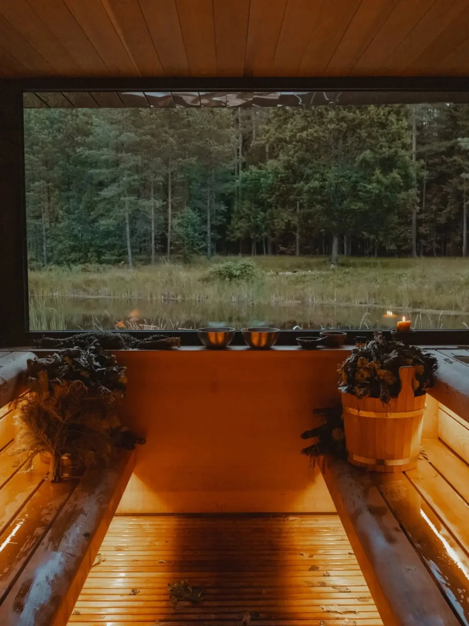 Sanctum Nature pirties erdvė su vaizdu į gamtą