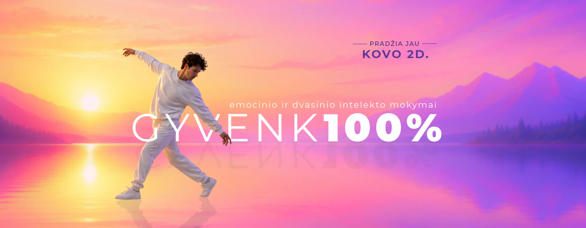 Žmogaus potencialo vystymo kursas Gyvenk 100%